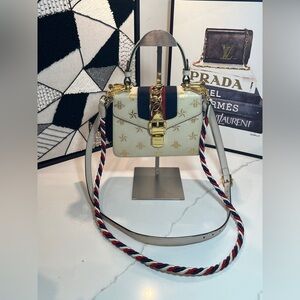 *SOLD* GUCCI SYLVIE - 3-WAY STRAPS - RED / BLUE